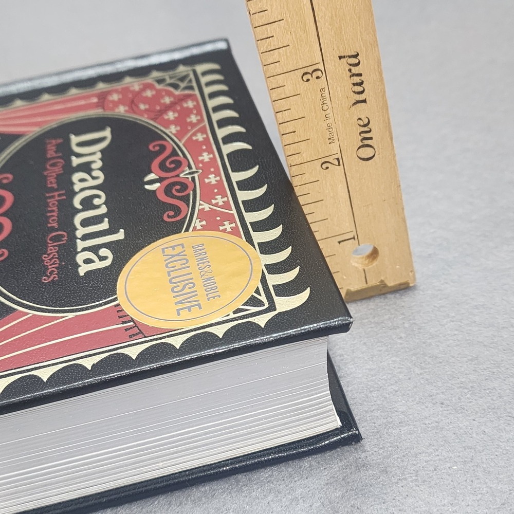 Barnes & Noble Dracula and Other Horror‎ Classics Bram Stoker Leatherbound Black - Picture 10 of 10
